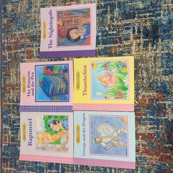 Fairy Tale Classics Set of 5 Paperback Books Excellent Condition - Picture 1 of 12